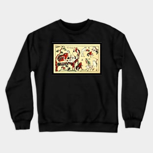 Teacher Toad - Vietnam folk art Crewneck Sweatshirt